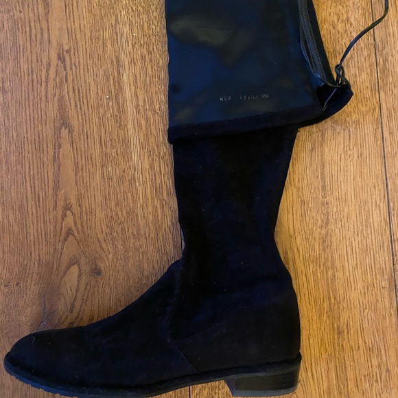 Stuart Weitzman Lowland Suede Thigh High Boots Size 6.5 - Picture 6 of 13